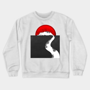 Cat - Long Tail Cat Crewneck Sweatshirt